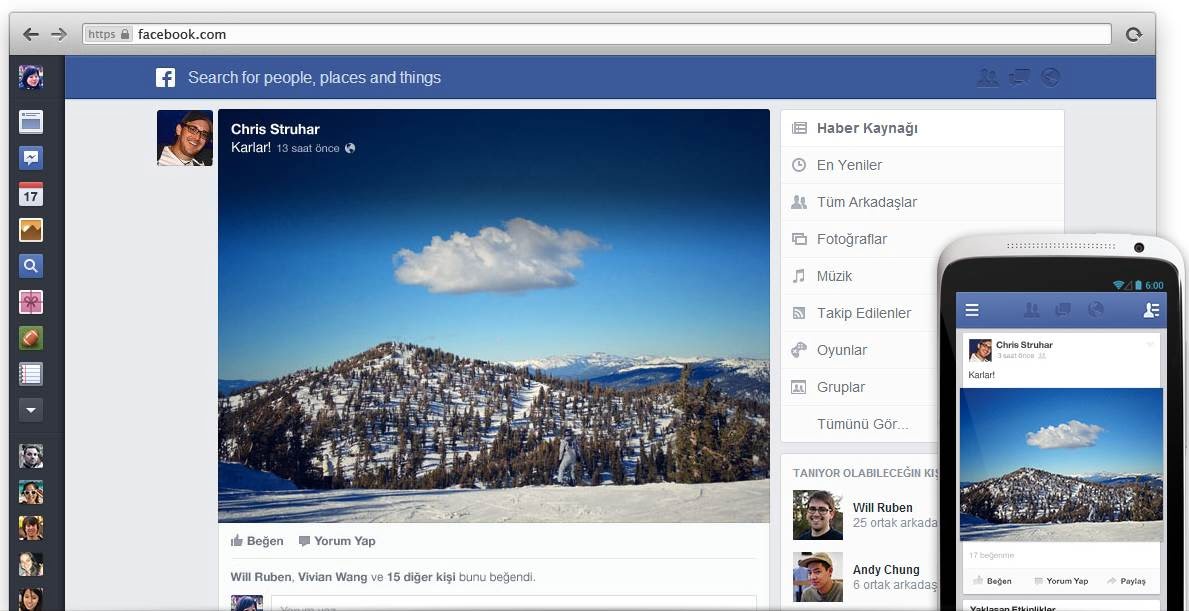 Facebook'un, Google+'ı andıran yeni haber kaynağı